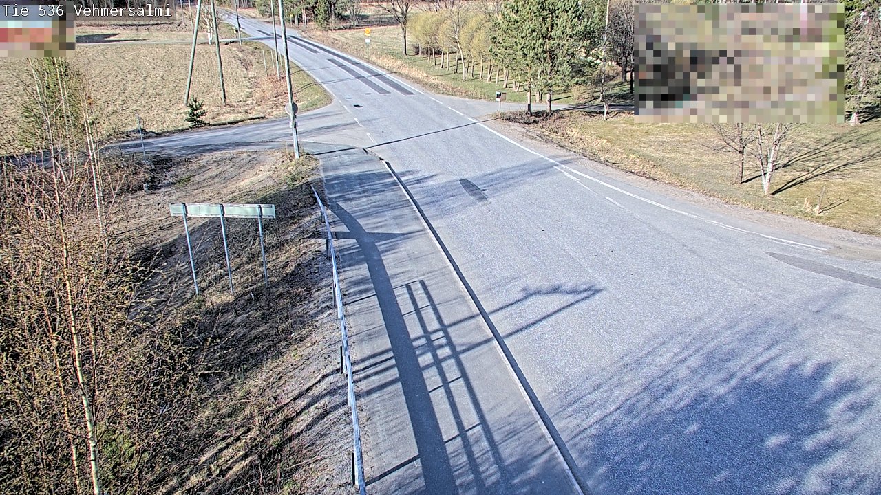 Weather Camera Image Road 536 Kuopio, Vehmersalmi, Kuopio, Pohjois-Savo