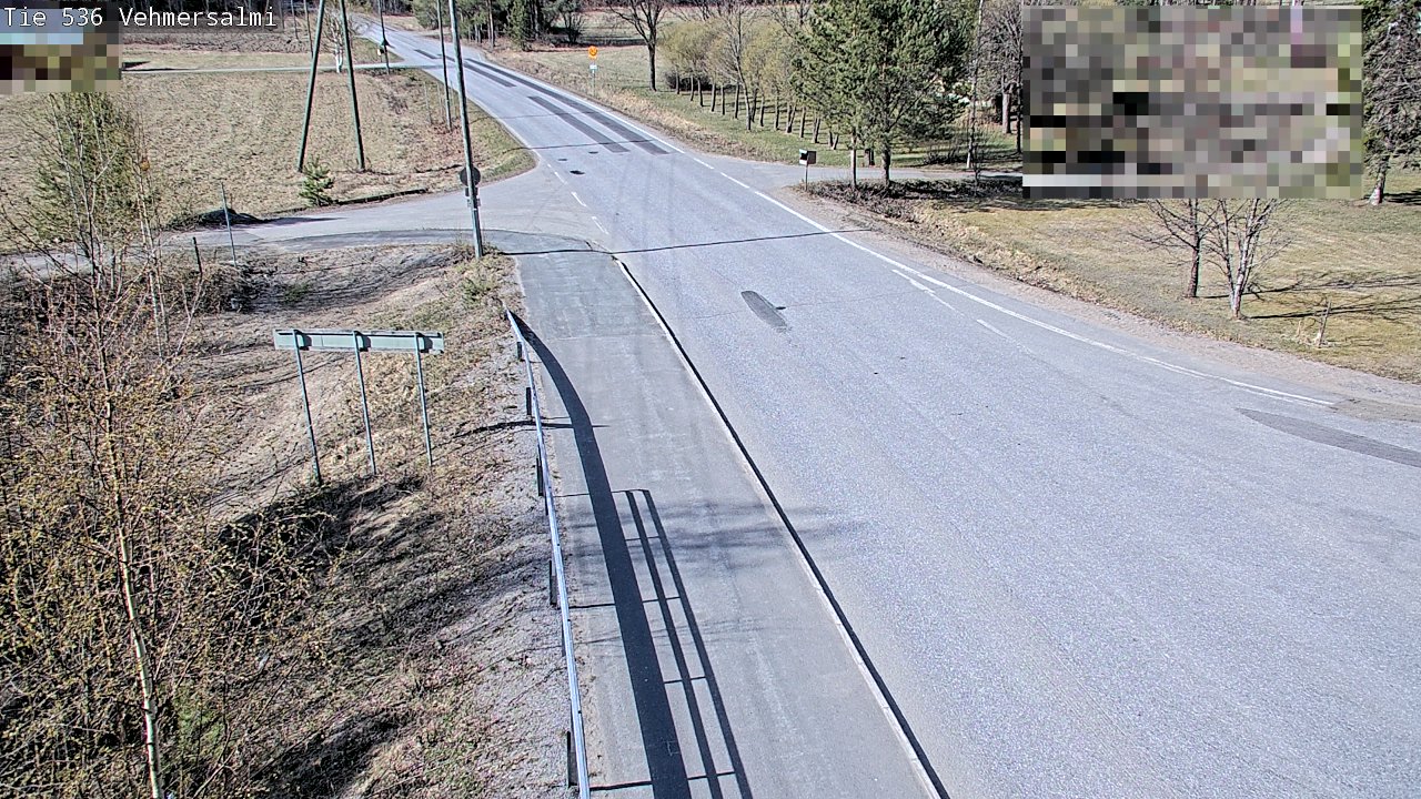 Weather Camera Image Road 536 Kuopio, Vehmersalmi, Kuopio, Pohjois-Savo