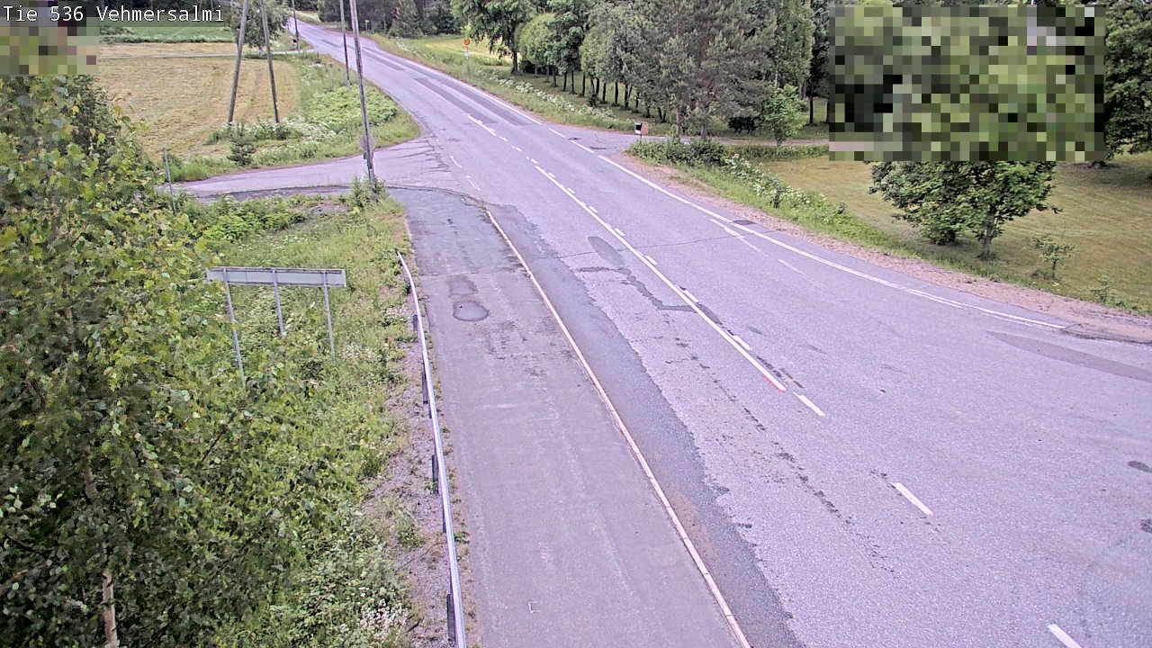 Weather Camera Image Road 536 Kuopio, Vehmersalmi, Kuopio, Pohjois-Savo