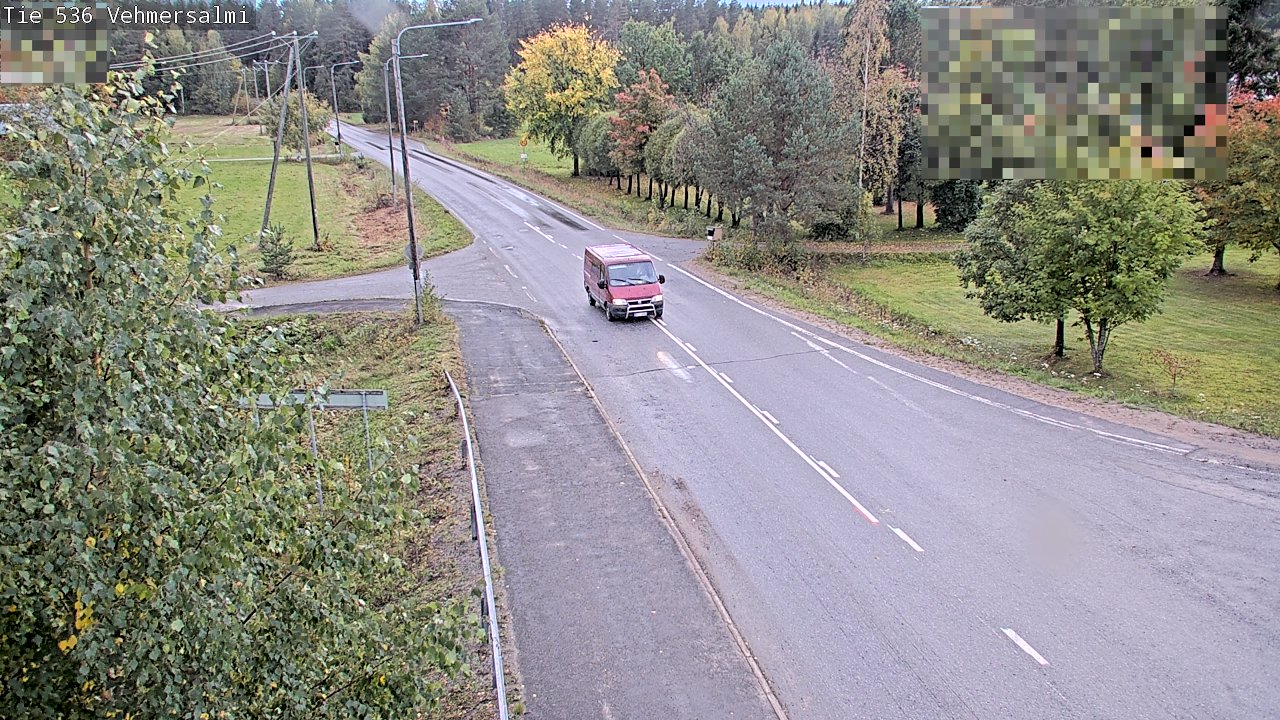 Weather Camera Image Väg 536 Kuopio, Vehmersalmi, Kuopio, Pohjois-Savo