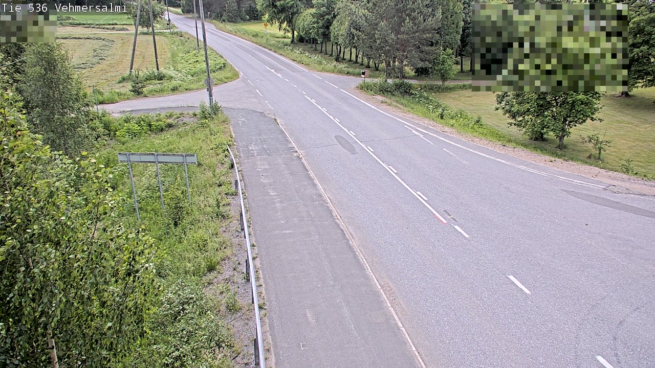 Weather Camera Image Road 536 Kuopio, Vehmersalmi, Kuopio, Pohjois-Savo