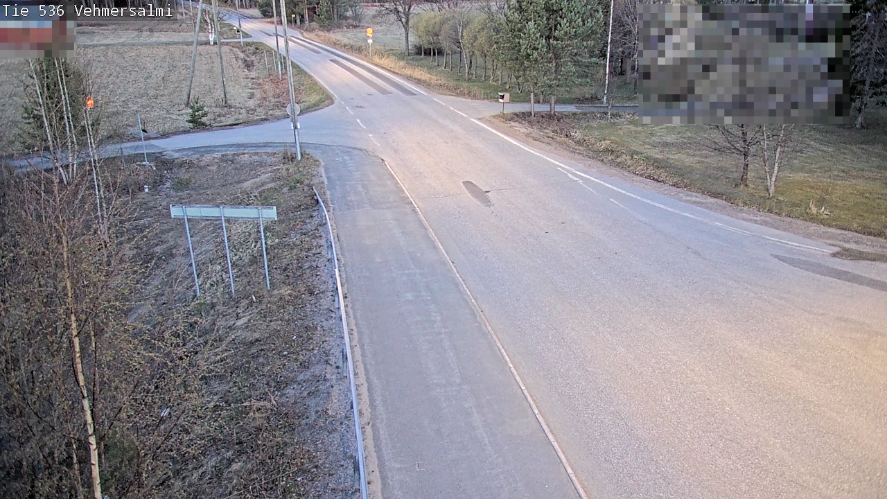 Weather Camera Image Väg 536 Kuopio, Vehmersalmi, Kuopio, Pohjois-Savo