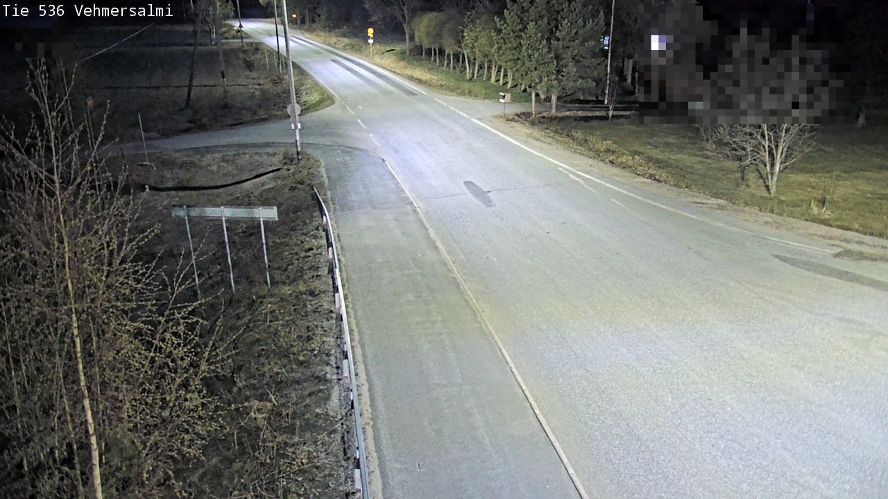 Weather Camera Image Väg 536 Kuopio, Vehmersalmi, Kuopio, Pohjois-Savo