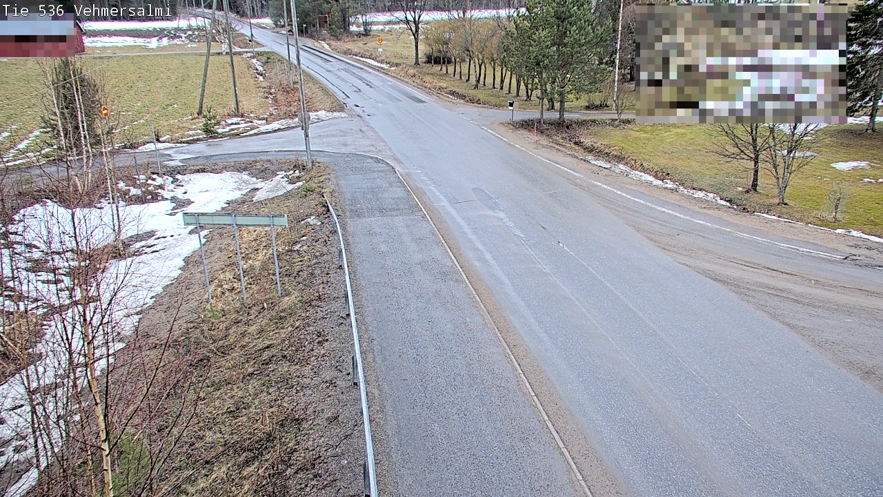 Weather Camera Image Road 536 Kuopio, Vehmersalmi, Kuopio, Pohjois-Savo