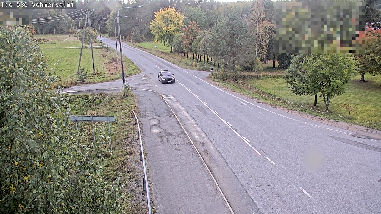 Weather Camera Image Väg 536 Kuopio, Vehmersalmi, Kuopio, Pohjois-Savo