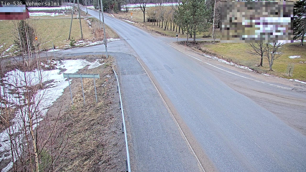 Weather Camera Image Road 536 Kuopio, Vehmersalmi, Kuopio, Pohjois-Savo