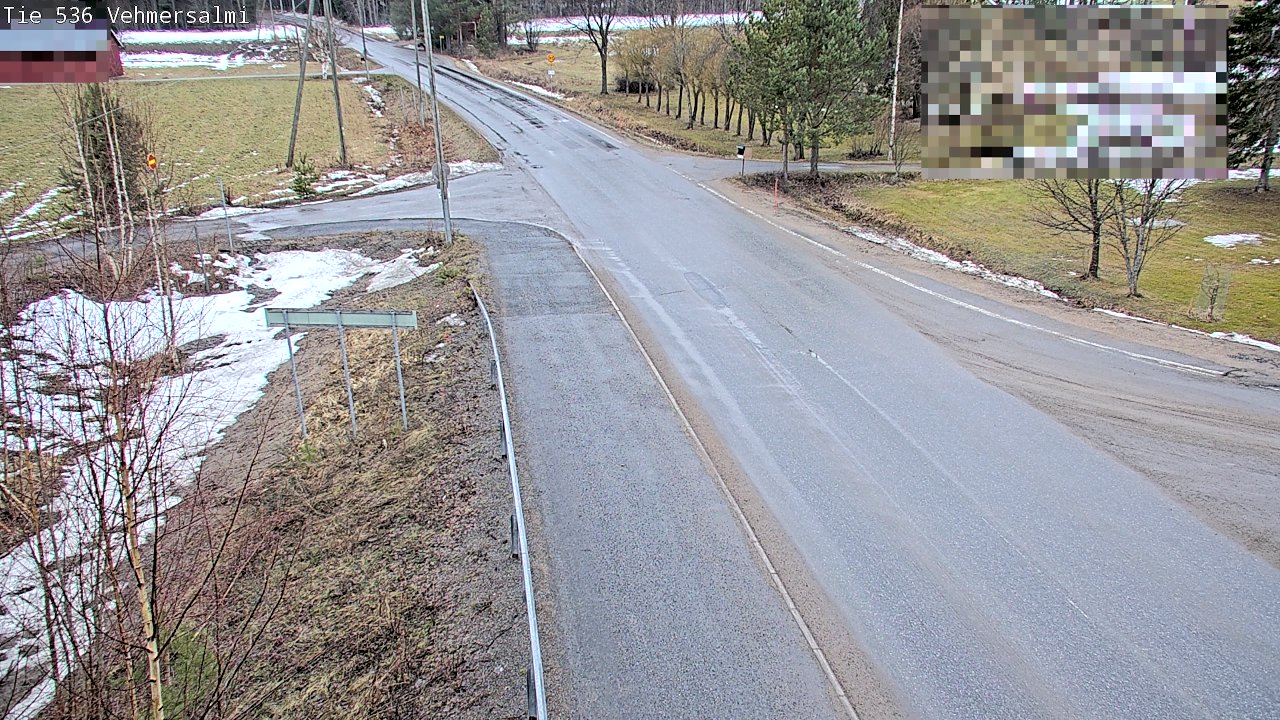 Weather Camera Image Road 536 Kuopio, Vehmersalmi, Kuopio, Pohjois-Savo