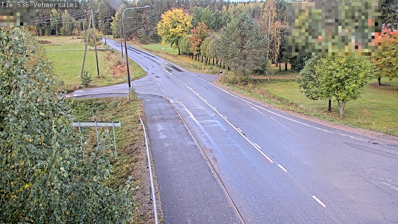 Weather Camera Image Väg 536 Kuopio, Vehmersalmi, Kuopio, Pohjois-Savo