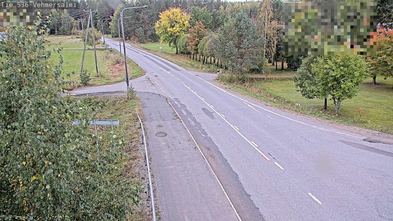 Weather Camera Image Väg 536 Kuopio, Vehmersalmi, Kuopio, Pohjois-Savo