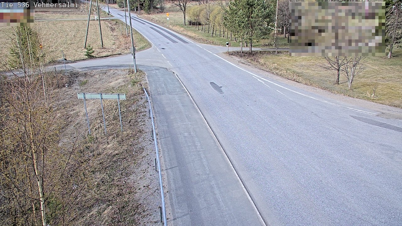 Weather Camera Image Road 536 Kuopio, Vehmersalmi, Kuopio, Pohjois-Savo