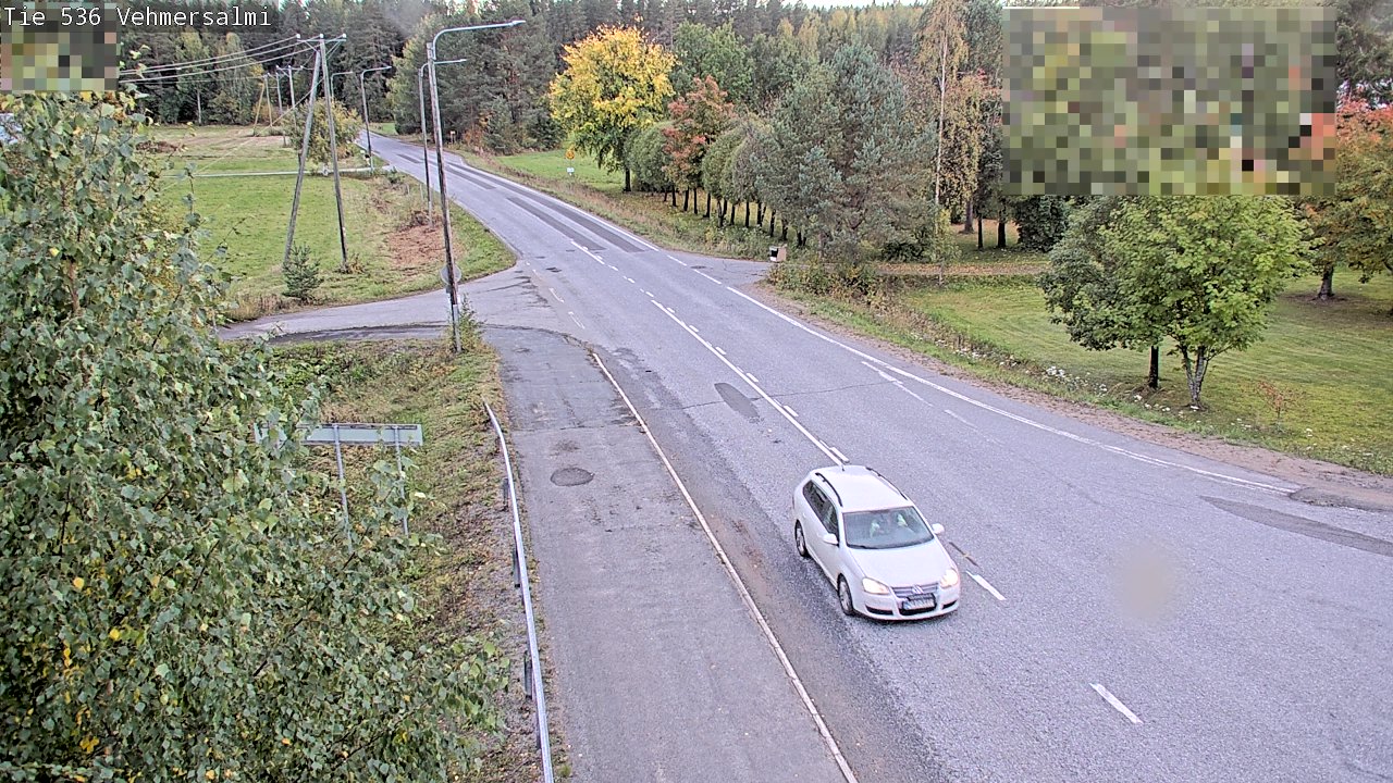 Weather Camera Image Väg 536 Kuopio, Vehmersalmi, Kuopio, Pohjois-Savo