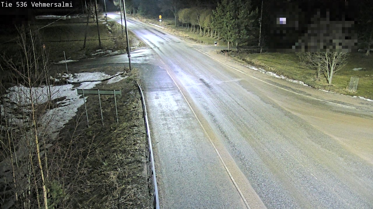 Weather Camera Image Road 536 Kuopio, Vehmersalmi, Kuopio, Pohjois-Savo