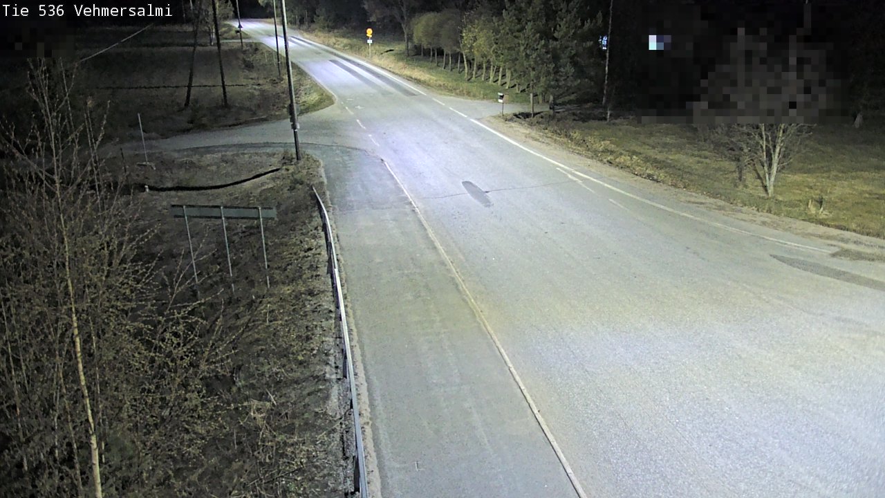 Weather Camera Image Väg 536 Kuopio, Vehmersalmi, Kuopio, Pohjois-Savo