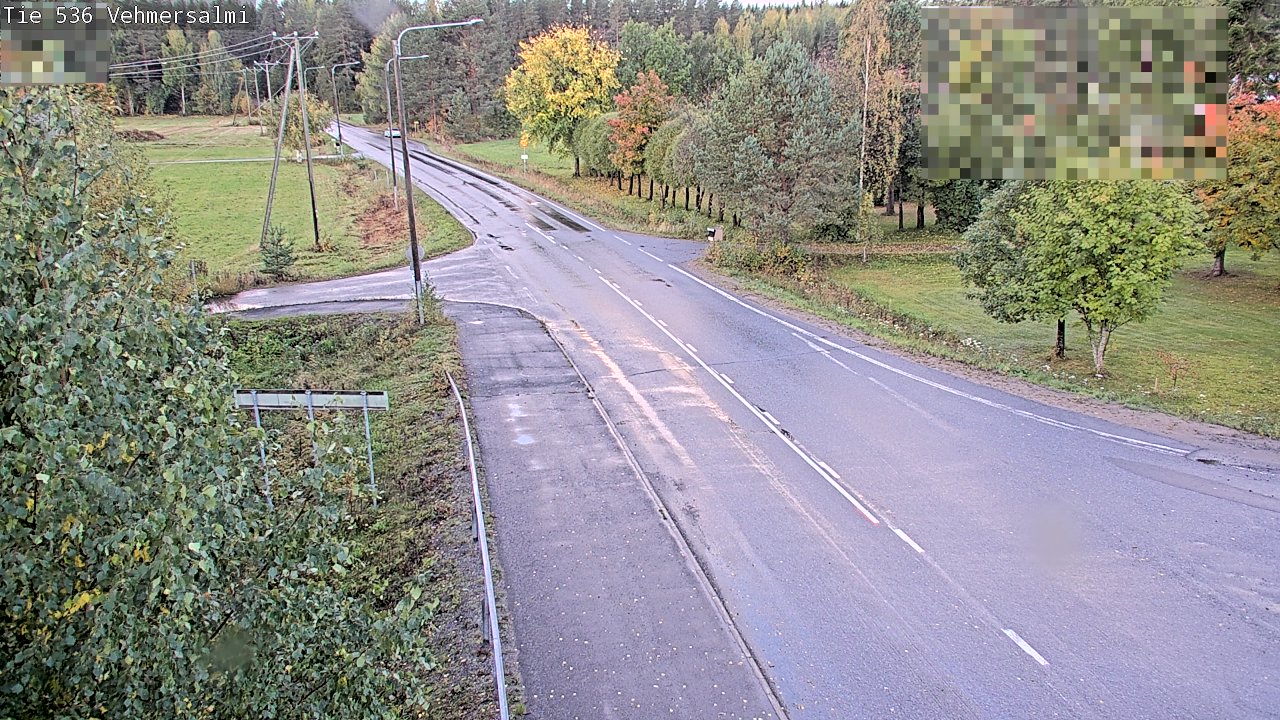 Weather Camera Image Väg 536 Kuopio, Vehmersalmi, Kuopio, Pohjois-Savo