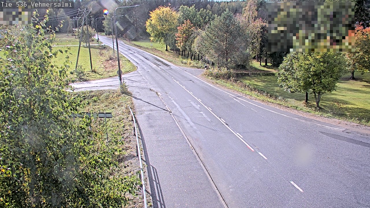 Weather Camera Image Väg 536 Kuopio, Vehmersalmi, Kuopio, Pohjois-Savo