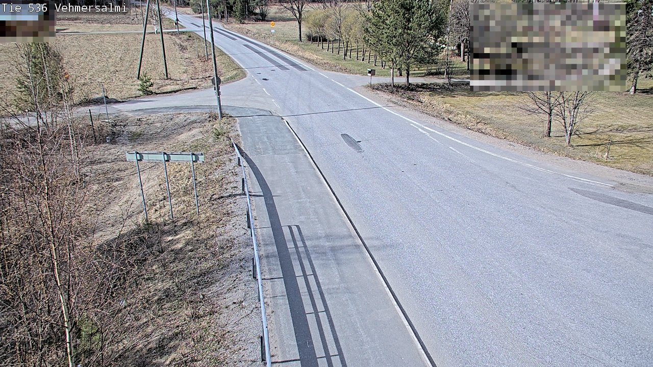 Weather Camera Image Väg 536 Kuopio, Vehmersalmi, Kuopio, Pohjois-Savo