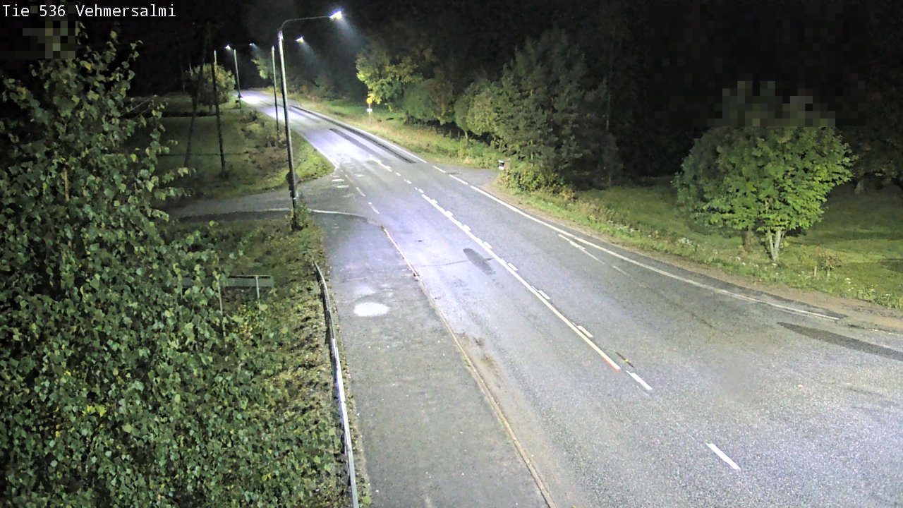 Weather Camera Image Väg 536 Kuopio, Vehmersalmi, Kuopio, Pohjois-Savo