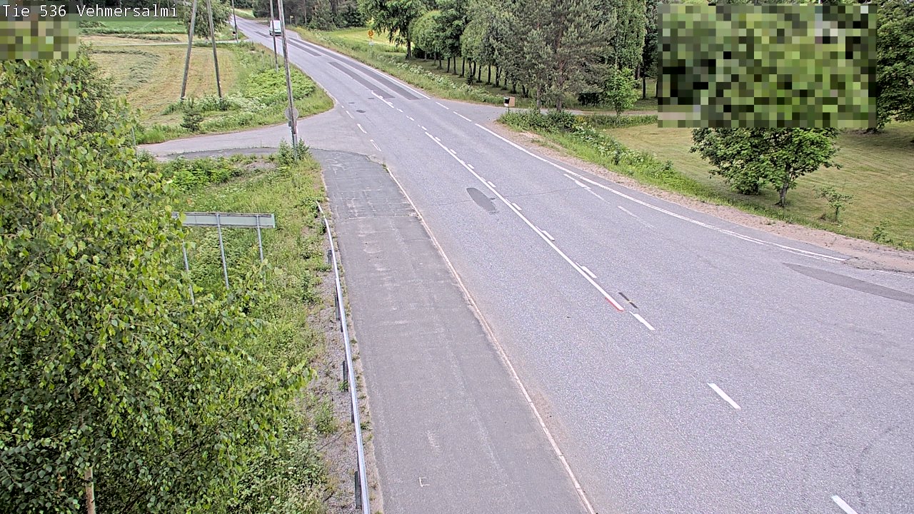 Weather Camera Image Road 536 Kuopio, Vehmersalmi, Kuopio, Pohjois-Savo