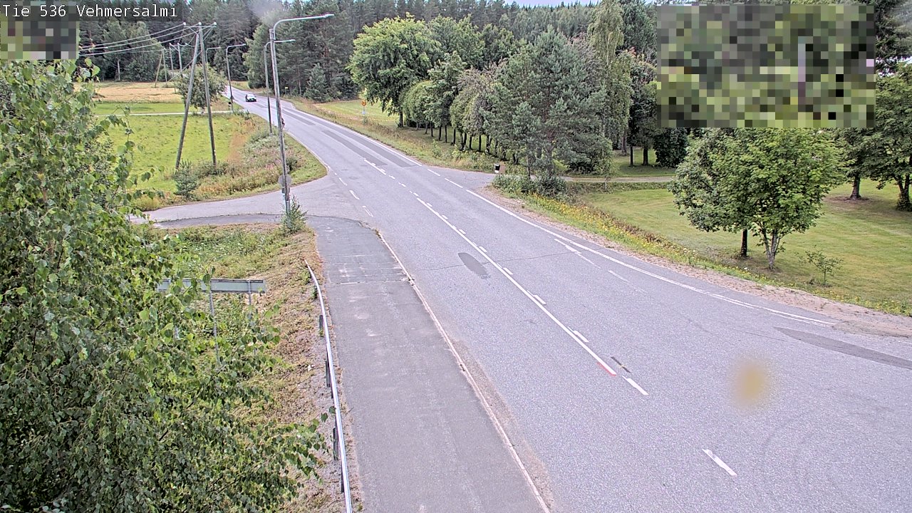 Weather Camera Image Väg 536 Kuopio, Vehmersalmi, Kuopio, Pohjois-Savo