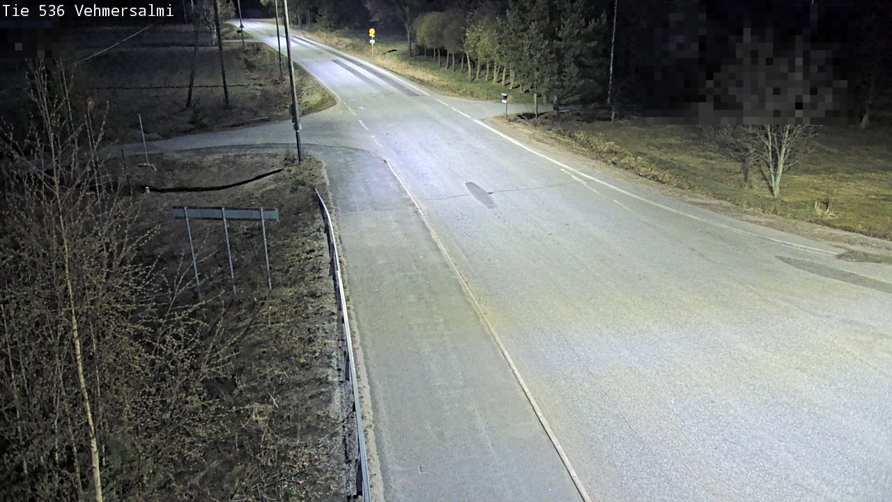 Weather Camera Image Väg 536 Kuopio, Vehmersalmi, Kuopio, Pohjois-Savo