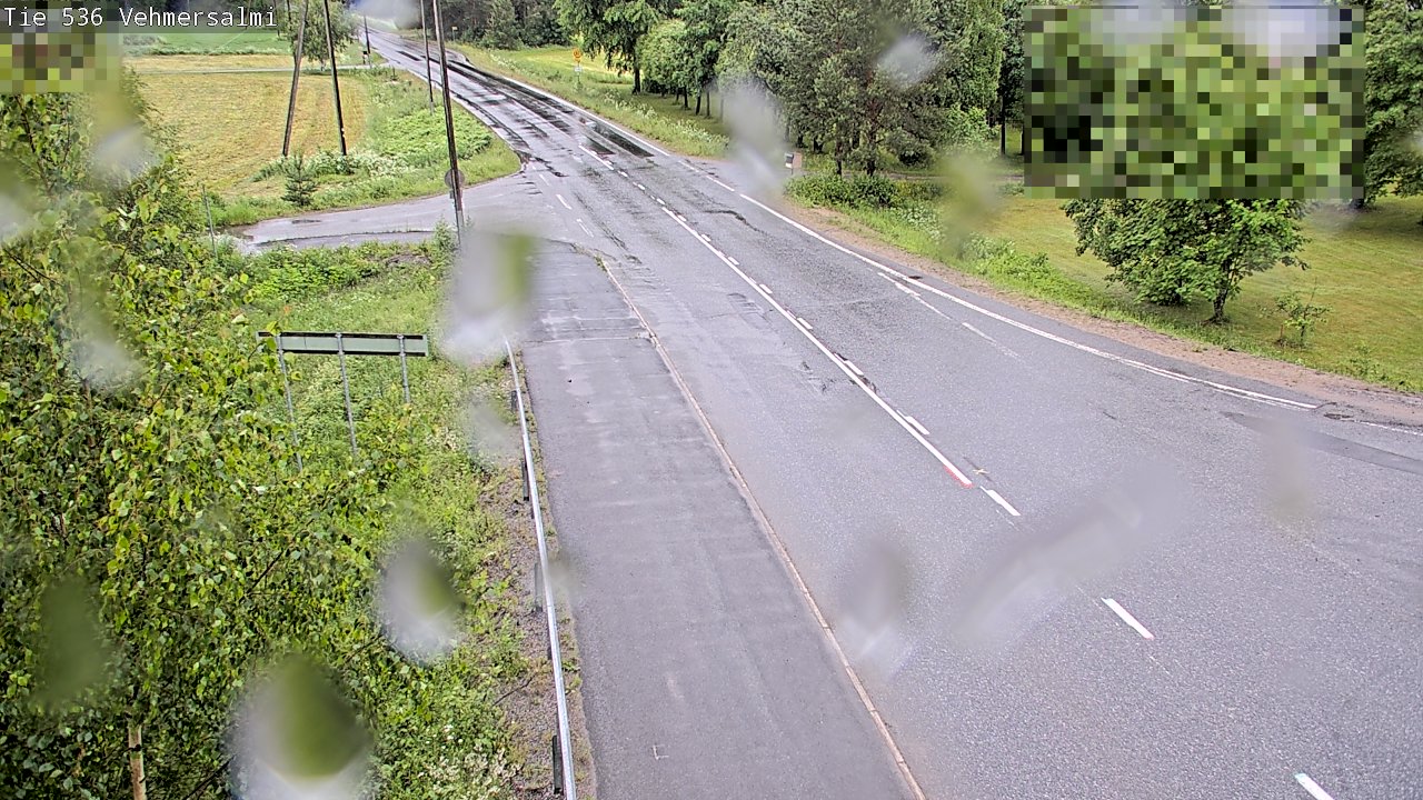 Weather Camera Image Väg 536 Kuopio, Vehmersalmi, Kuopio, Pohjois-Savo