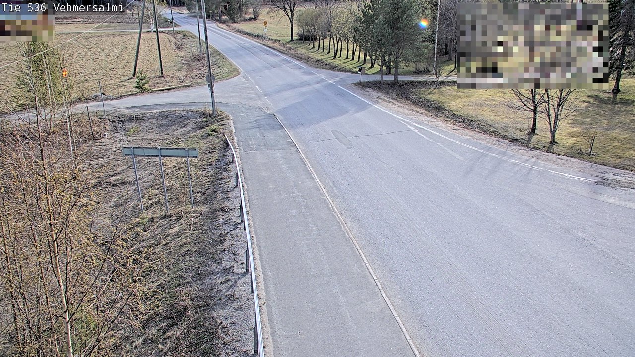 Weather Camera Image Väg 536 Kuopio, Vehmersalmi, Kuopio, Pohjois-Savo