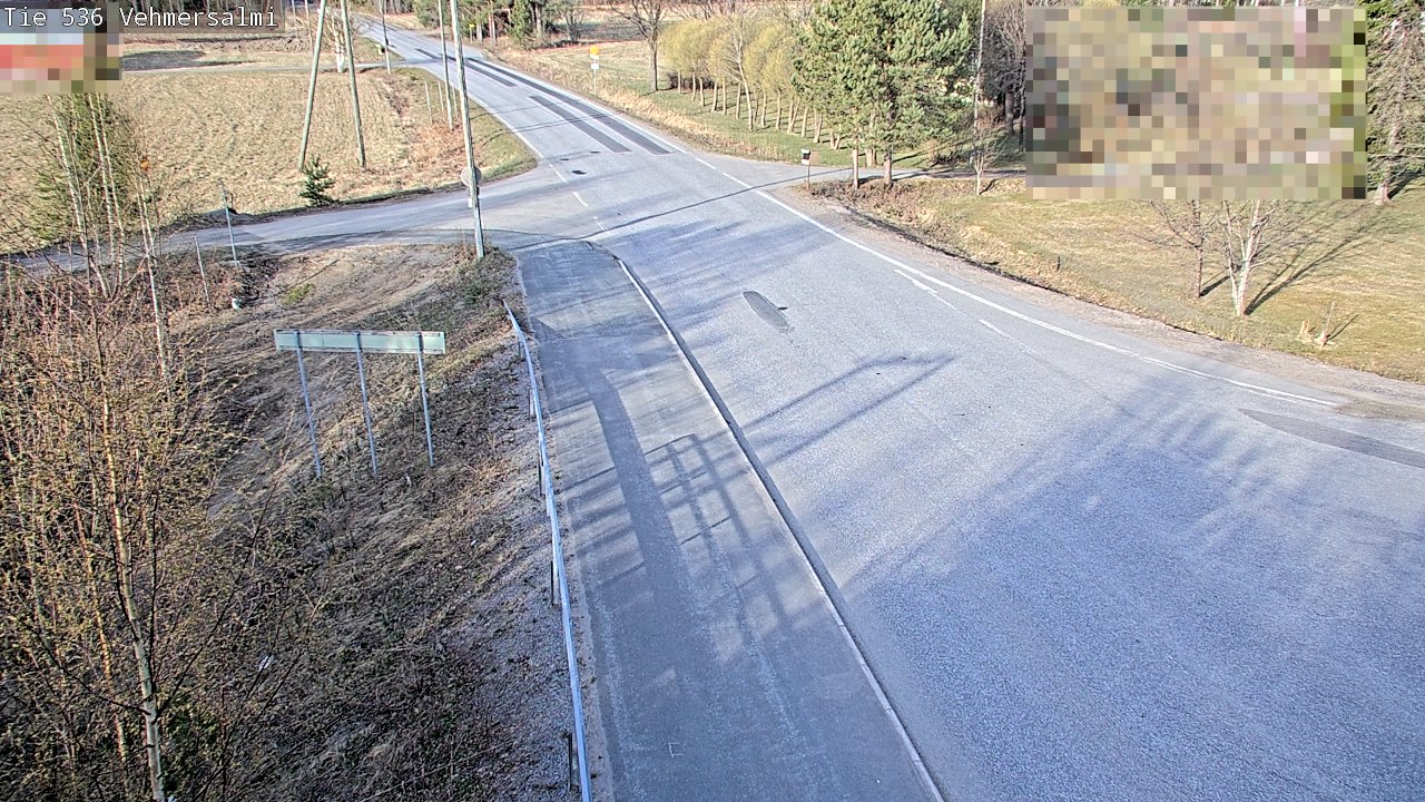 Weather Camera Image Road 536 Kuopio, Vehmersalmi, Kuopio, Pohjois-Savo