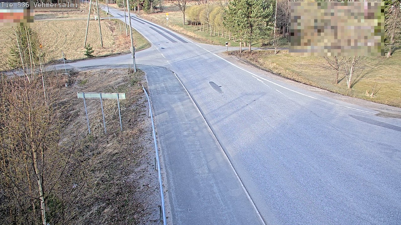 Weather Camera Image Väg 536 Kuopio, Vehmersalmi, Kuopio, Pohjois-Savo