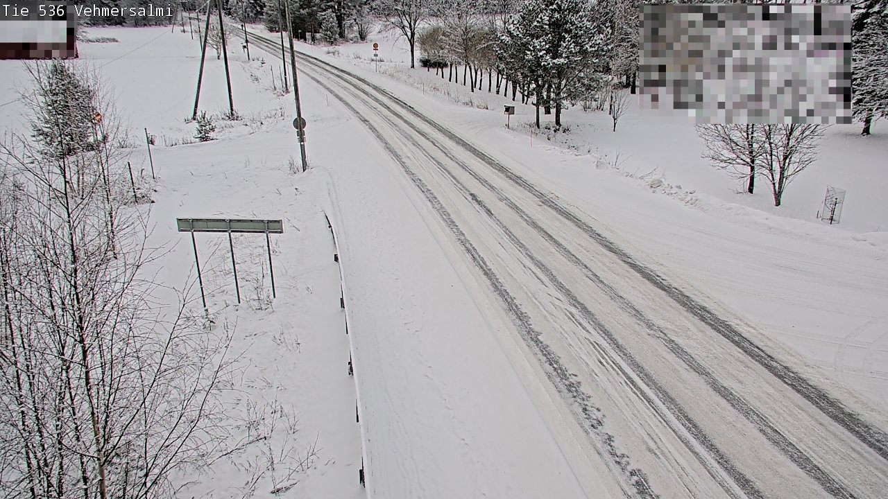 Weather Camera Image Road 536 Kuopio, Vehmersalmi, Kuopio, Pohjois-Savo