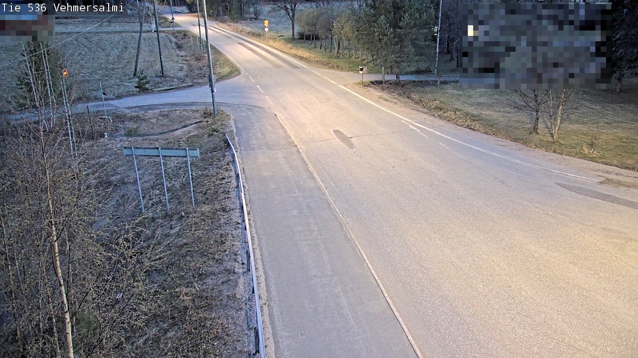 Weather Camera Image Väg 536 Kuopio, Vehmersalmi, Kuopio, Pohjois-Savo