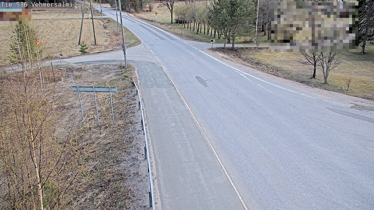 Weather Camera Image Väg 536 Kuopio, Vehmersalmi, Kuopio, Pohjois-Savo