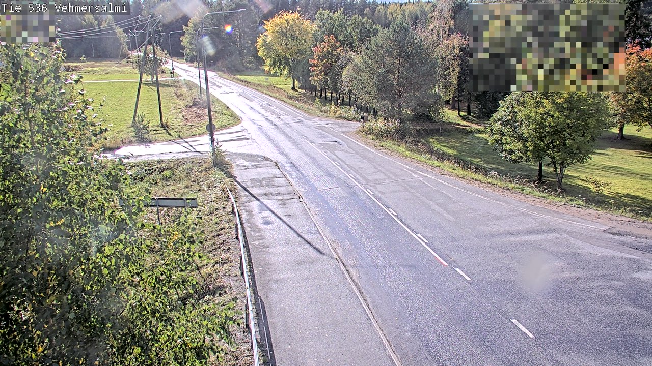Weather Camera Image Väg 536 Kuopio, Vehmersalmi, Kuopio, Pohjois-Savo