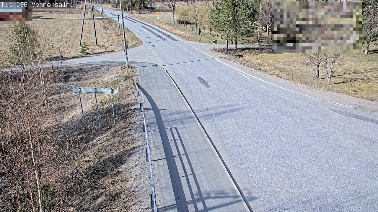 Weather Camera Image Väg 536 Kuopio, Vehmersalmi, Kuopio, Pohjois-Savo