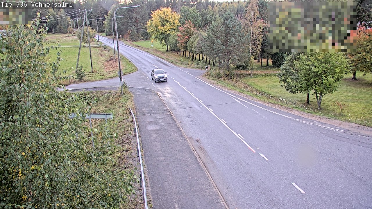 Weather Camera Image Väg 536 Kuopio, Vehmersalmi, Kuopio, Pohjois-Savo