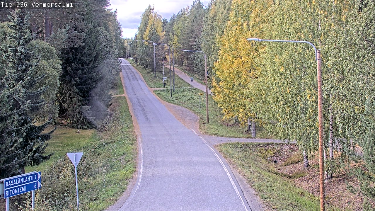 Weather Camera Image Road 536 Kuopio, Vehmersalmi, Kuopio, Pohjois-Savo