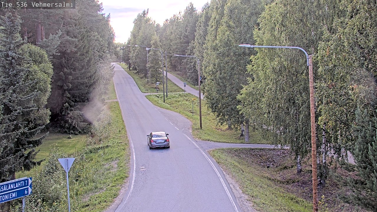 Kelikamerat Kuva Tie 536 Kuopio, Vehmersalmi, Kuopio, Pohjois-Savo