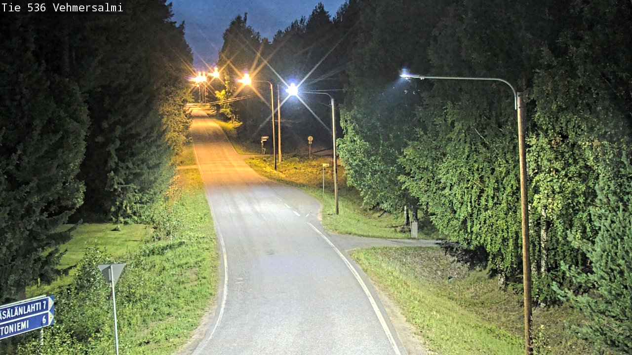 Kelikamerat Kuva Tie 536 Kuopio, Vehmersalmi, Kuopio, Pohjois-Savo