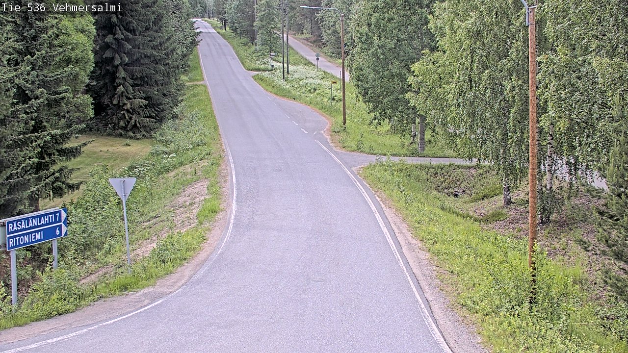 Kelikamerat Kuva Tie 536 Kuopio, Vehmersalmi, Kuopio, Pohjois-Savo