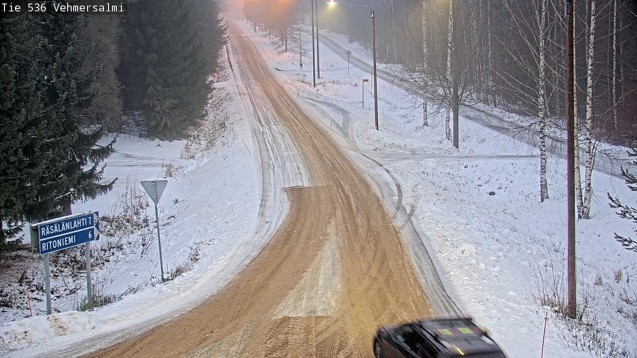 Weather Camera Image Road 536 Kuopio, Vehmersalmi, Kuopio, Pohjois-Savo