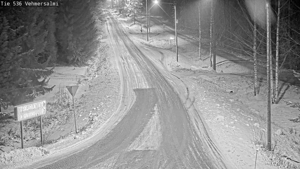Weather Camera Image Road 536 Kuopio, Vehmersalmi, Kuopio, Pohjois-Savo