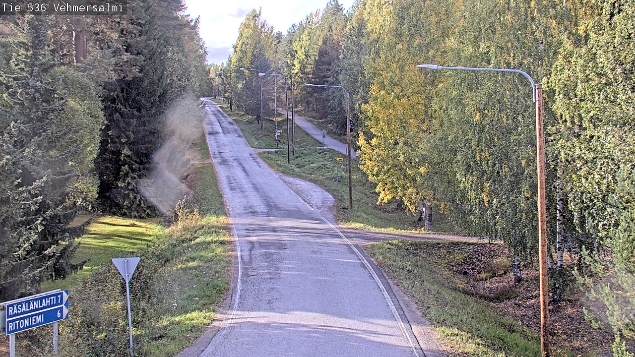 Weather Camera Image Road 536 Kuopio, Vehmersalmi, Kuopio, Pohjois-Savo