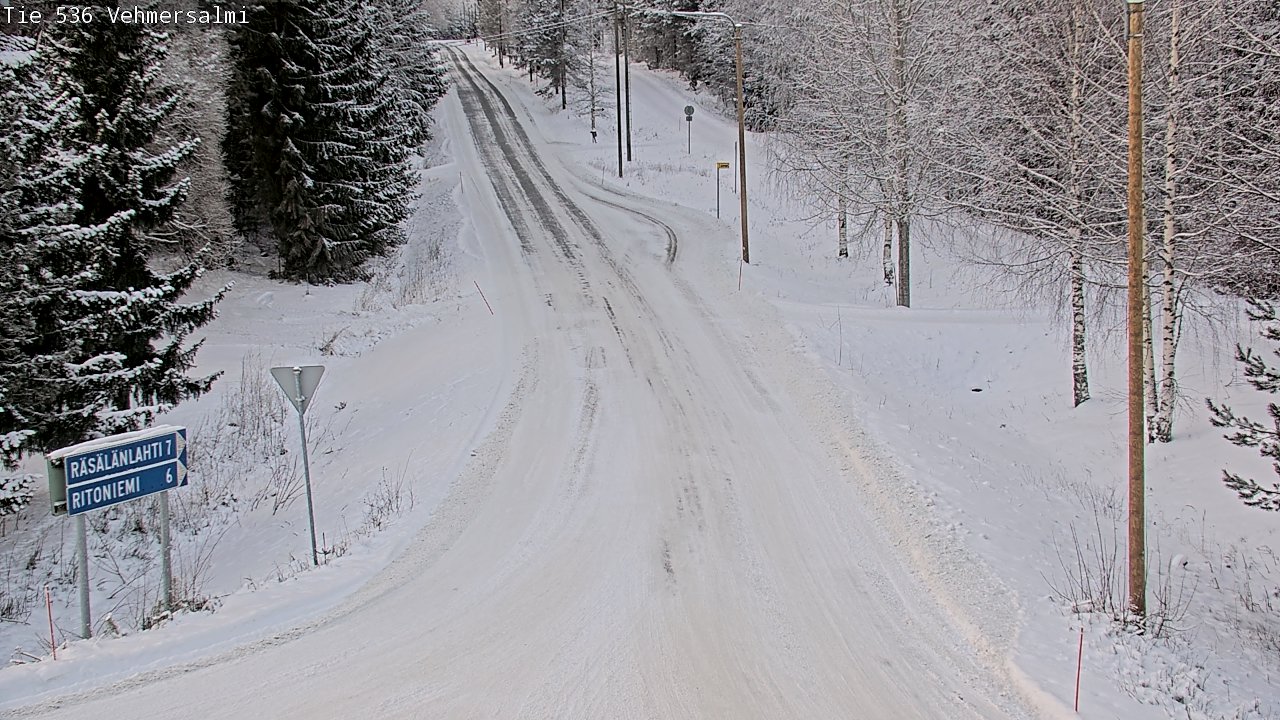 Kelikamerat Kuva Tie 536 Kuopio, Vehmersalmi, Kuopio, Pohjois-Savo