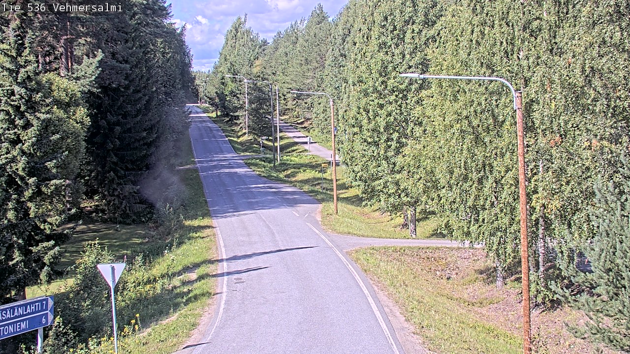 Kelikamerat Kuva Tie 536 Kuopio, Vehmersalmi, Kuopio, Pohjois-Savo