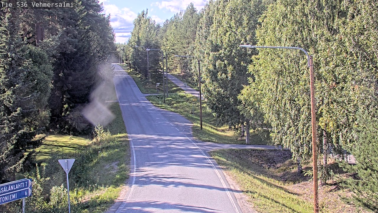 Kelikamerat Kuva Tie 536 Kuopio, Vehmersalmi, Kuopio, Pohjois-Savo