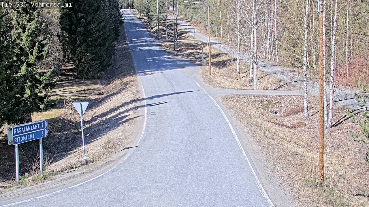 Kelikamerat Kuva Tie 536 Kuopio, Vehmersalmi, Kuopio, Pohjois-Savo