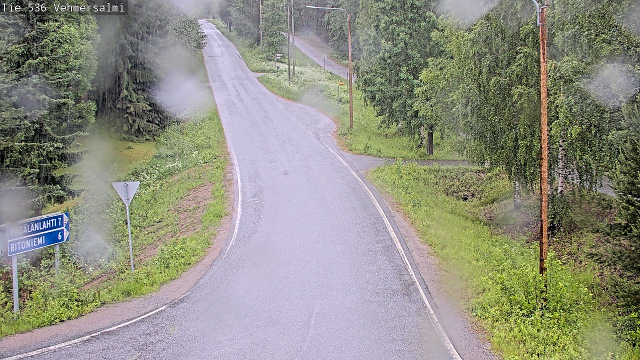 Kelikamerat Kuva Tie 536 Kuopio, Vehmersalmi, Kuopio, Pohjois-Savo