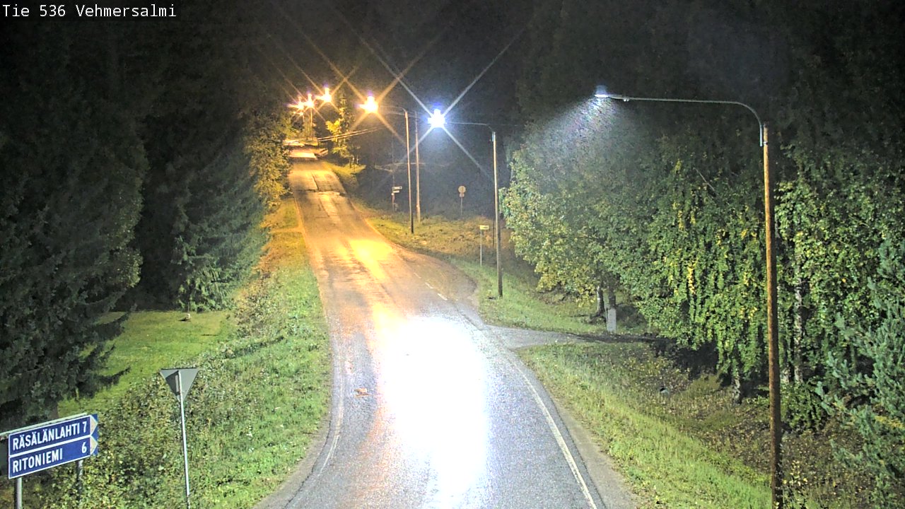 Weather Camera Image Road 536 Kuopio, Vehmersalmi, Kuopio, Pohjois-Savo