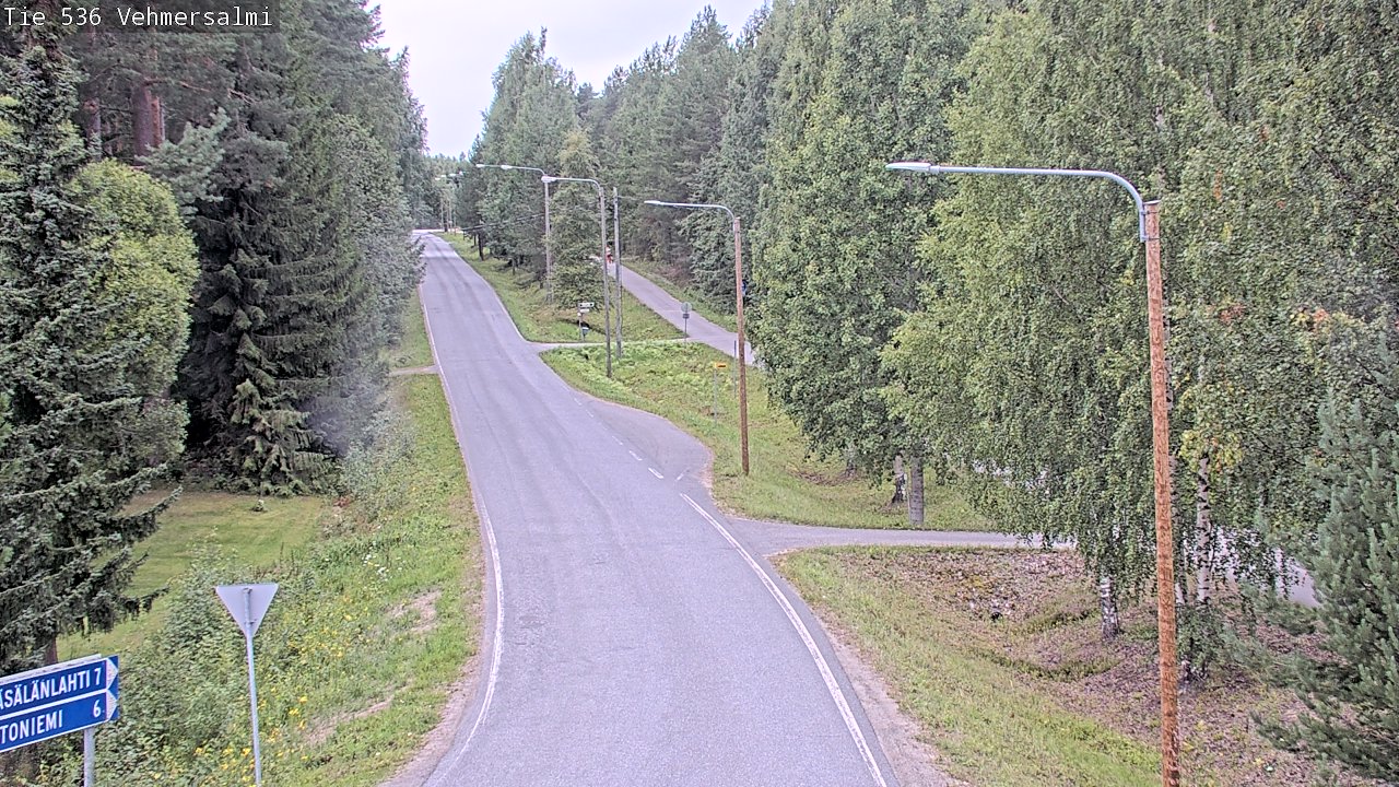 Weather Camera Image Road 536 Kuopio, Vehmersalmi, Kuopio, Pohjois-Savo