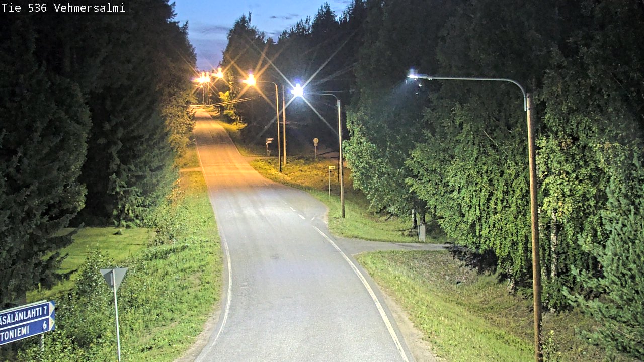 Kelikamerat Kuva Tie 536 Kuopio, Vehmersalmi, Kuopio, Pohjois-Savo