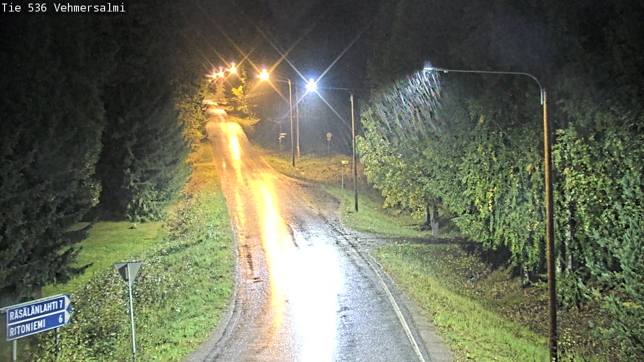 Weather Camera Image Road 536 Kuopio, Vehmersalmi, Kuopio, Pohjois-Savo
